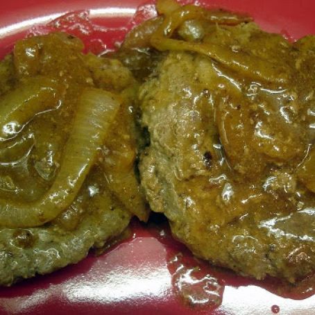 Hamburger Steak with Onions and Gravy