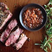 Strip Steak with Japanese Dipping Sauce