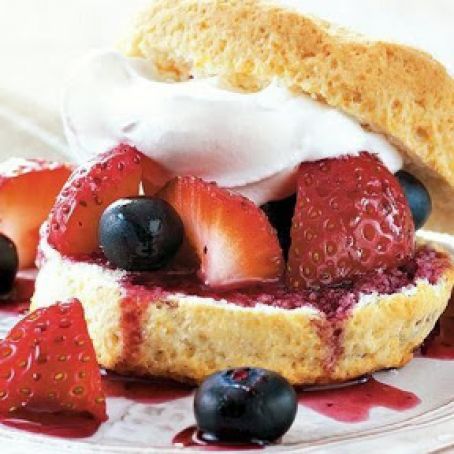 Lemon-Berry Shortcakes