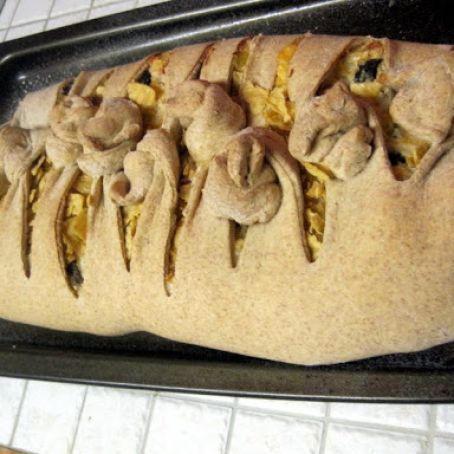 Chicken Taco Braid