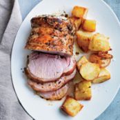 Garlic-and-Rosemary Roast Pork Loin