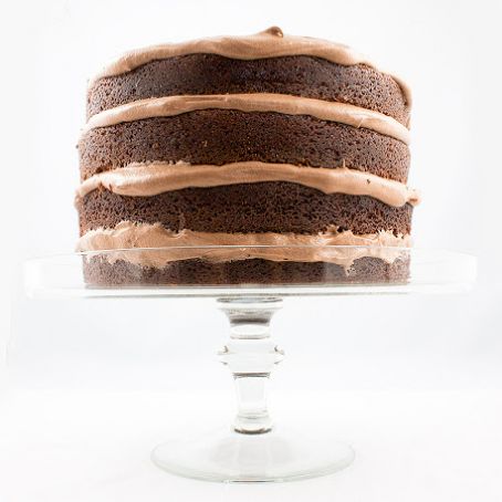 Chocolate Buttermilk Layer Cake – Oh So Delicious!