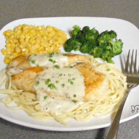 Chicken w/ Herbed Cheese Sauce