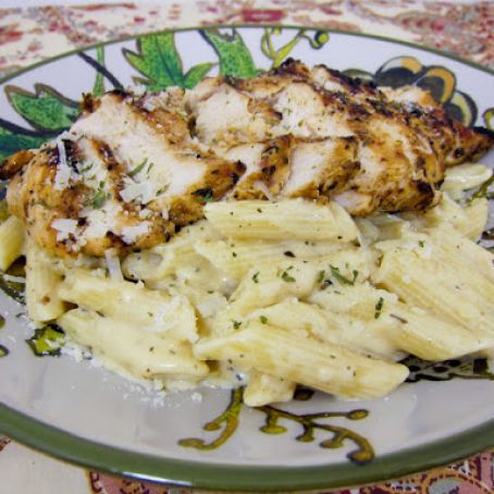 Grilled Cajun Ranch Chicken Pasta