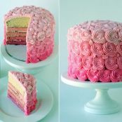 Pink & Ombre Cake