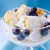 Angel Food Cake with Lemon Cream and Berries