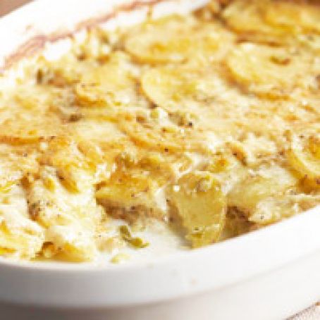 Cheesy Garlic Potato Gratin