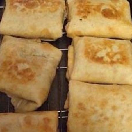 Baked Chicken Chimichangas