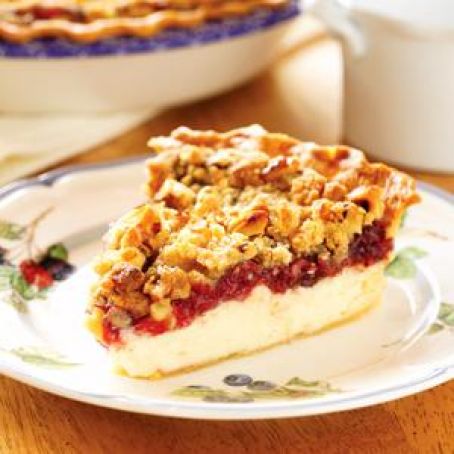 Cranberry Streusel Pie