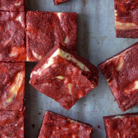 Red Velvet Cheesecake Brownies