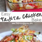 Easy Fajita Chicken Bake Recipe