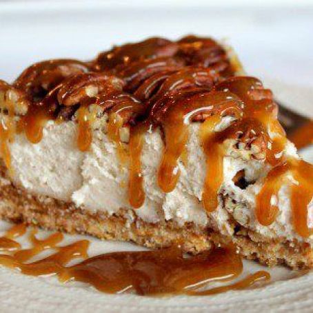 PECAN PIE CARAMEL CHEESECAKE