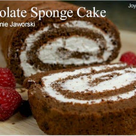 Rolled Chocolate Sponge Cake