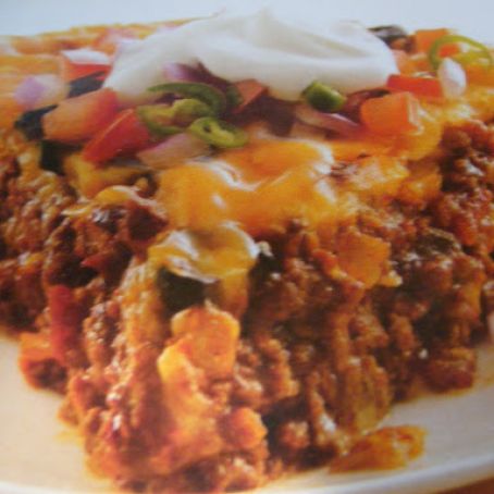 Impossibly Easy Chili Pie