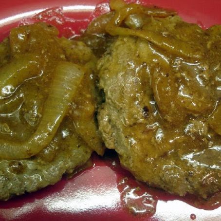 Hamburger Steak with Onions and Gravy