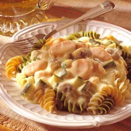 Pasta Twists with Beer-Cheese Sauce - Recipe.com