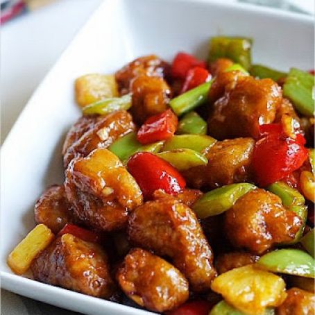 Sweet and Sour Pork Recipe - (4.8/5)
