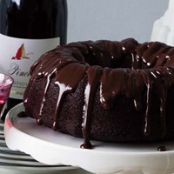 Double-Chocolate Bundt Cake with Ganache Glaze