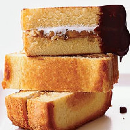 Peanut Butter Pound Cake S'mores