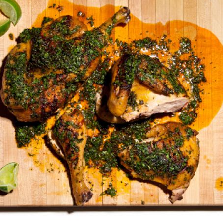 Grilled Chicken with Board Dressing