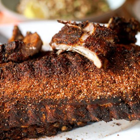 Smoked Ribs with Dry Rub