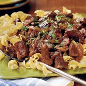 Beef With Red Wine Sauce