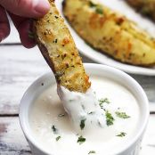 Baked Garlic Parmesan Potato Wedges