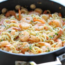 Layered Caesar Shrimp Pasta Salad Recipe - (4.5/5)