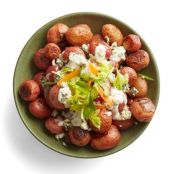 Grilled Potatoes with Blue Cheese Dressing