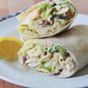 Chicken Caesar Salad Wraps