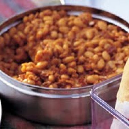 Great Northern Baked Beans with Maple Syrup