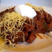 Fire Roasted Steak Chili with Beans