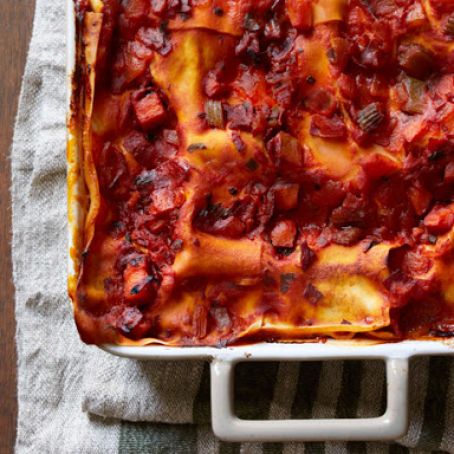 Sausage Meatball Lasagna