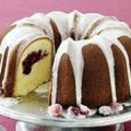 Meyer Lemon-Cranberry Bundt Cake