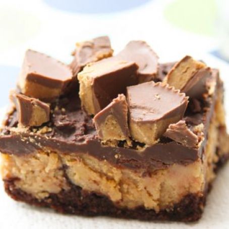 Reese's Brownie Cheesecake Bars