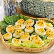 Bacon and Cheese Deviled Eggs