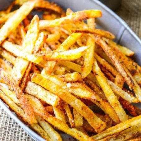 Extra Crispy Oven Baked French Fries