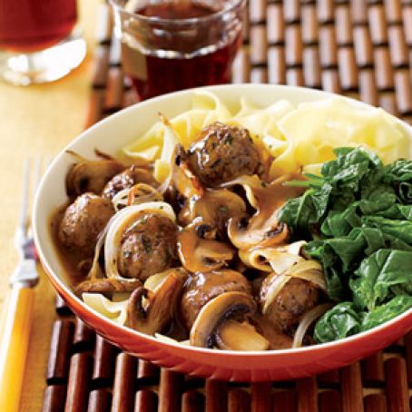 Meatballs & Gravy Recipe