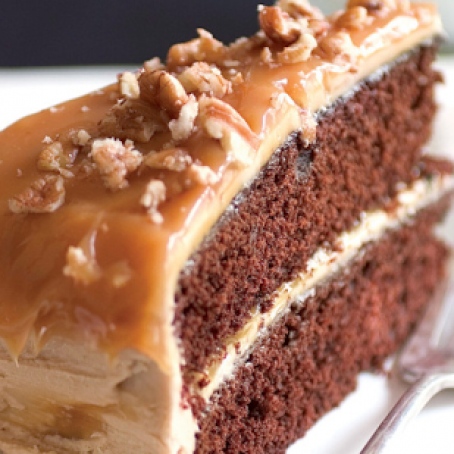 Ooey Gooey Caramel Cake