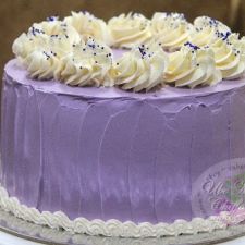 Ube Macapuno Chiffon Cake