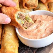 Cheeseburger Egg Rolls