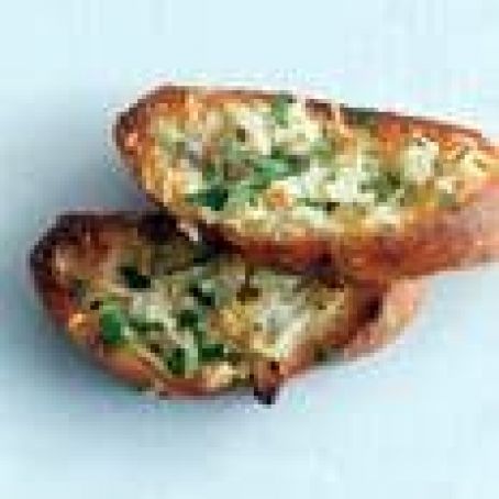 Garlic and Cheese Crostini