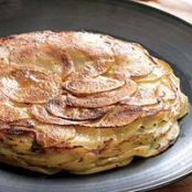 Fancy Potato Pancake with Herbed Sour Cream