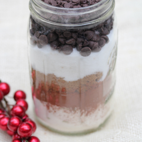 Double Fudge Brownie Mix in a Jar