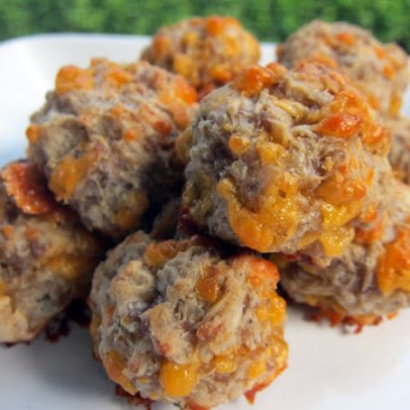 Cheese burger meat balls