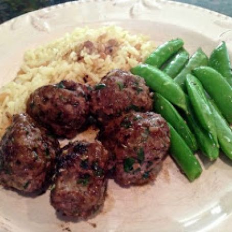 Greek Parsley Meatballs