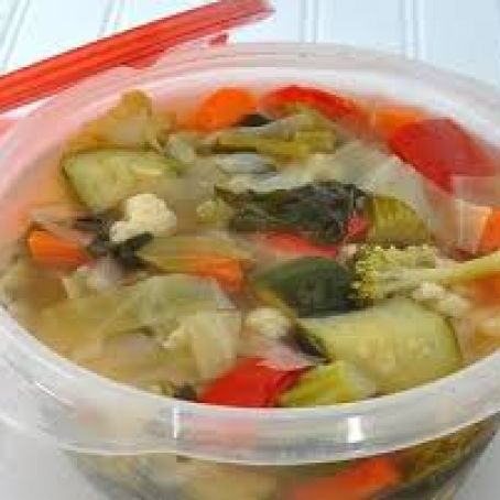 WEIGHT WATCHERS FRESH VEGETABLE SOUP Points Plus 0