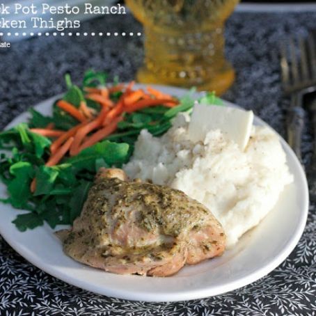 Crock Pot Pesto Ranch Chicken