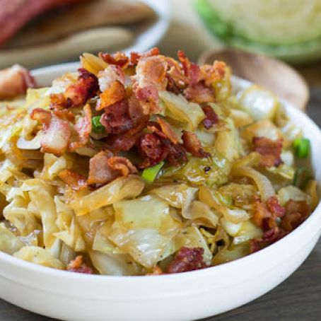 Sweet and Sour Cabbage with Bacon - Spicy Southern Kitchen