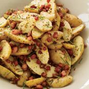 Warm Potato Salad with Pancetta and Brown Butter Dressing